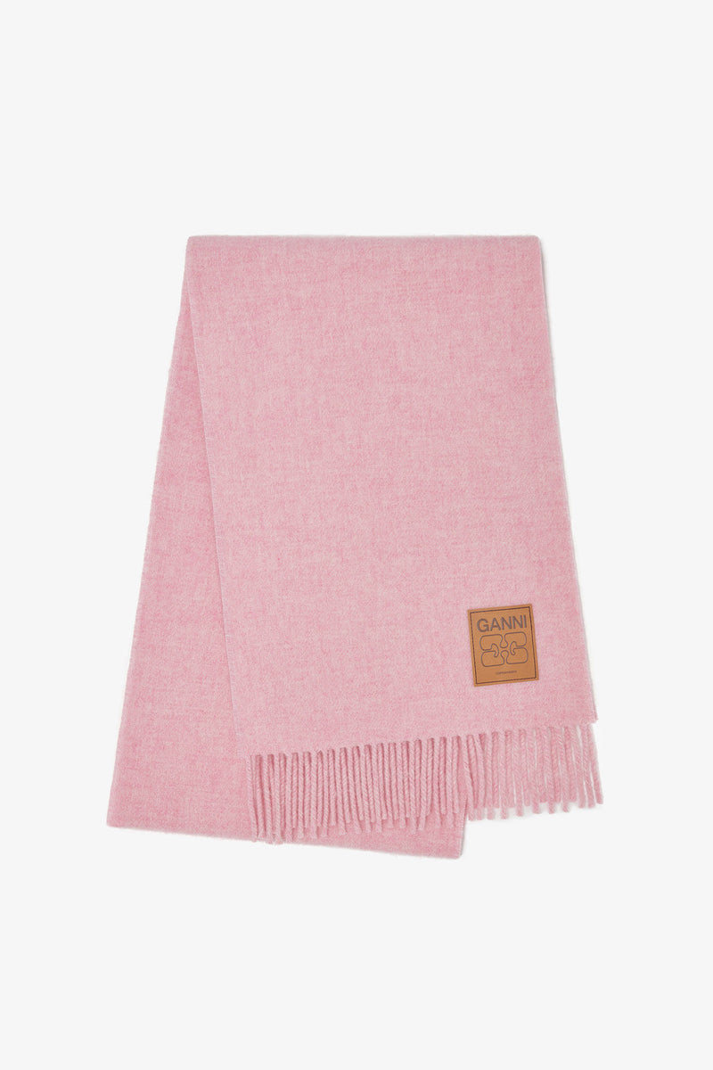 Ganni - Halstørklæde - Mauve Morn - Solid Scarf - A6942