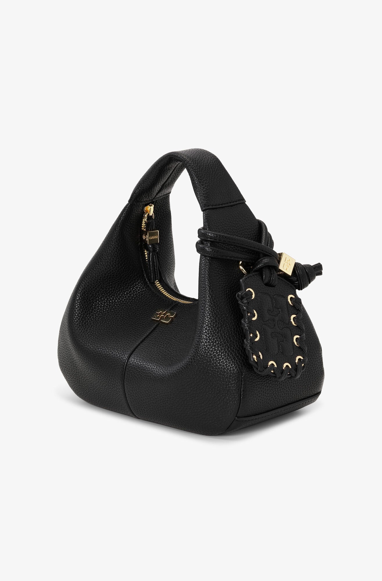 Ganni - Black - Mini Hobo Bag - A6976