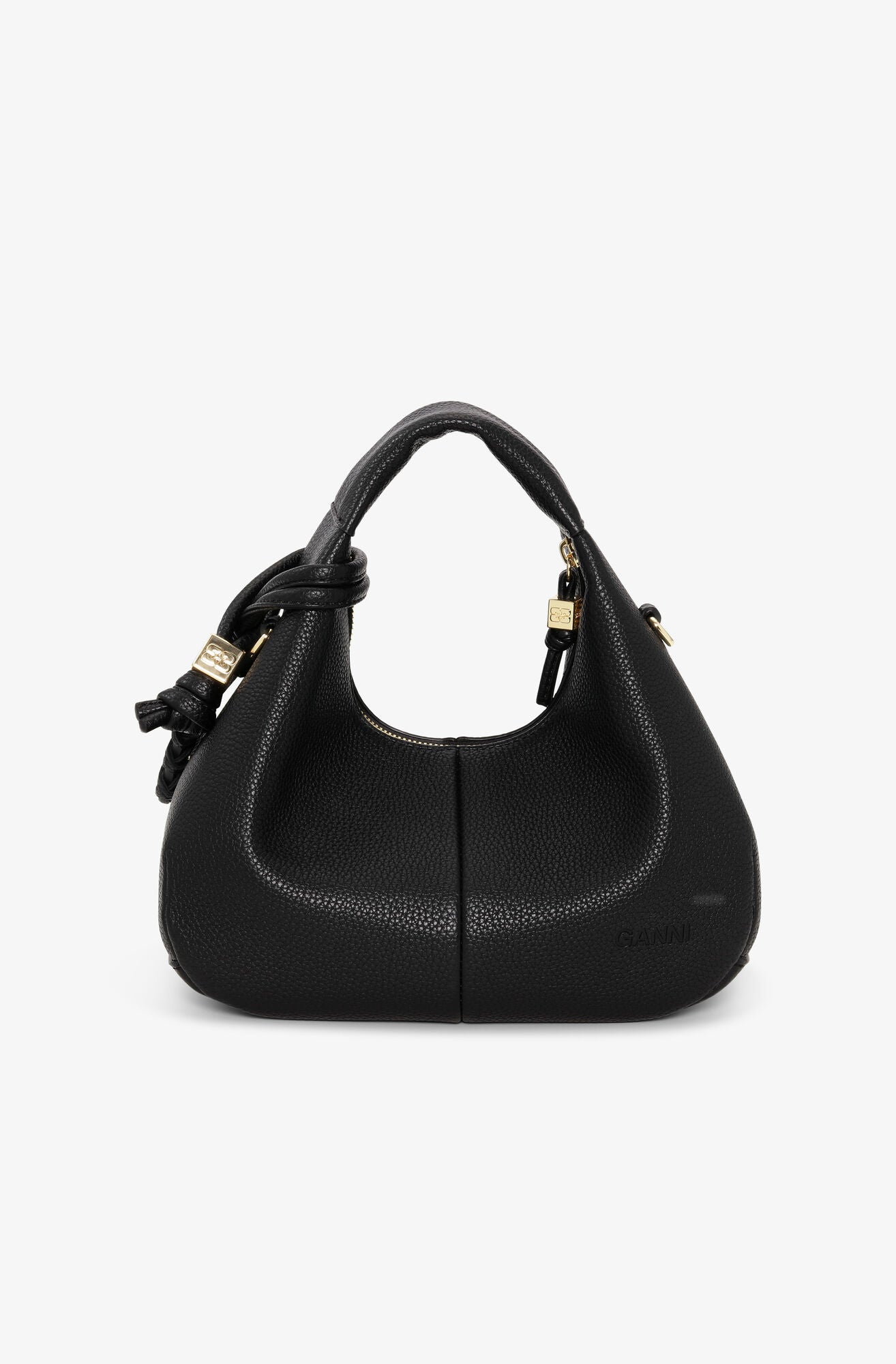 Ganni - Black - Mini Hobo Bag - A6976