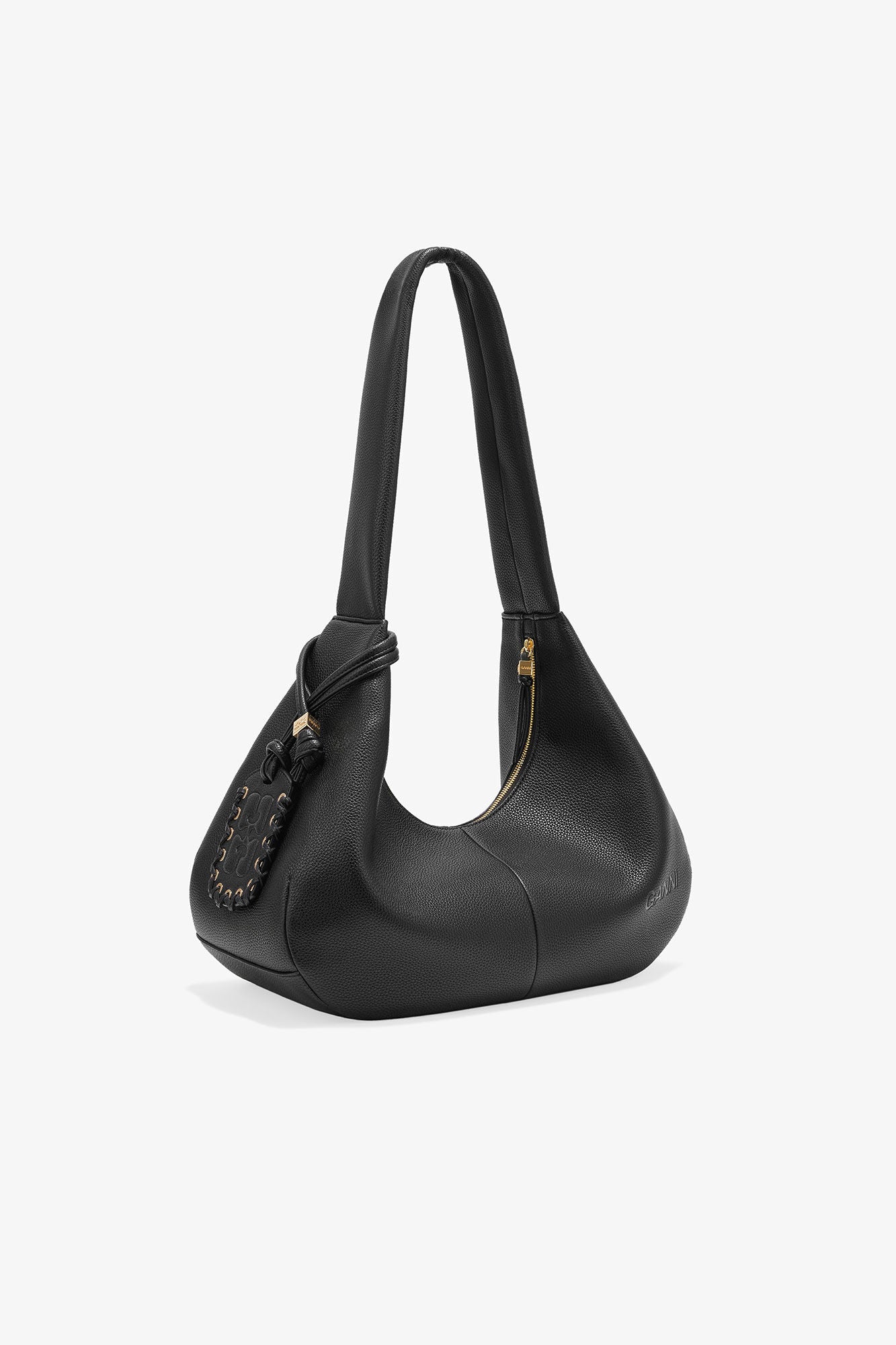 GANNI - Taske - Black - Medium graines Hobo A6981