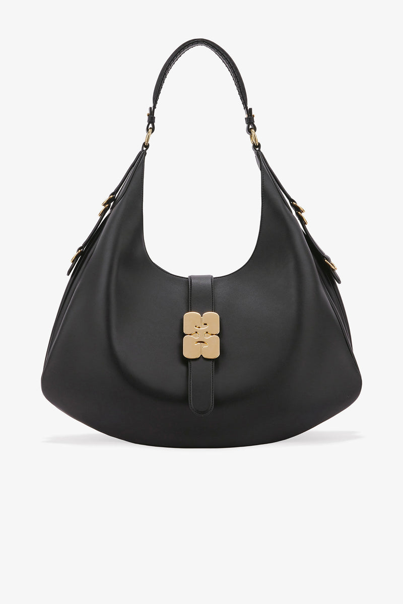 GANNI - Taske - Black - Kat Large Gold - A6994