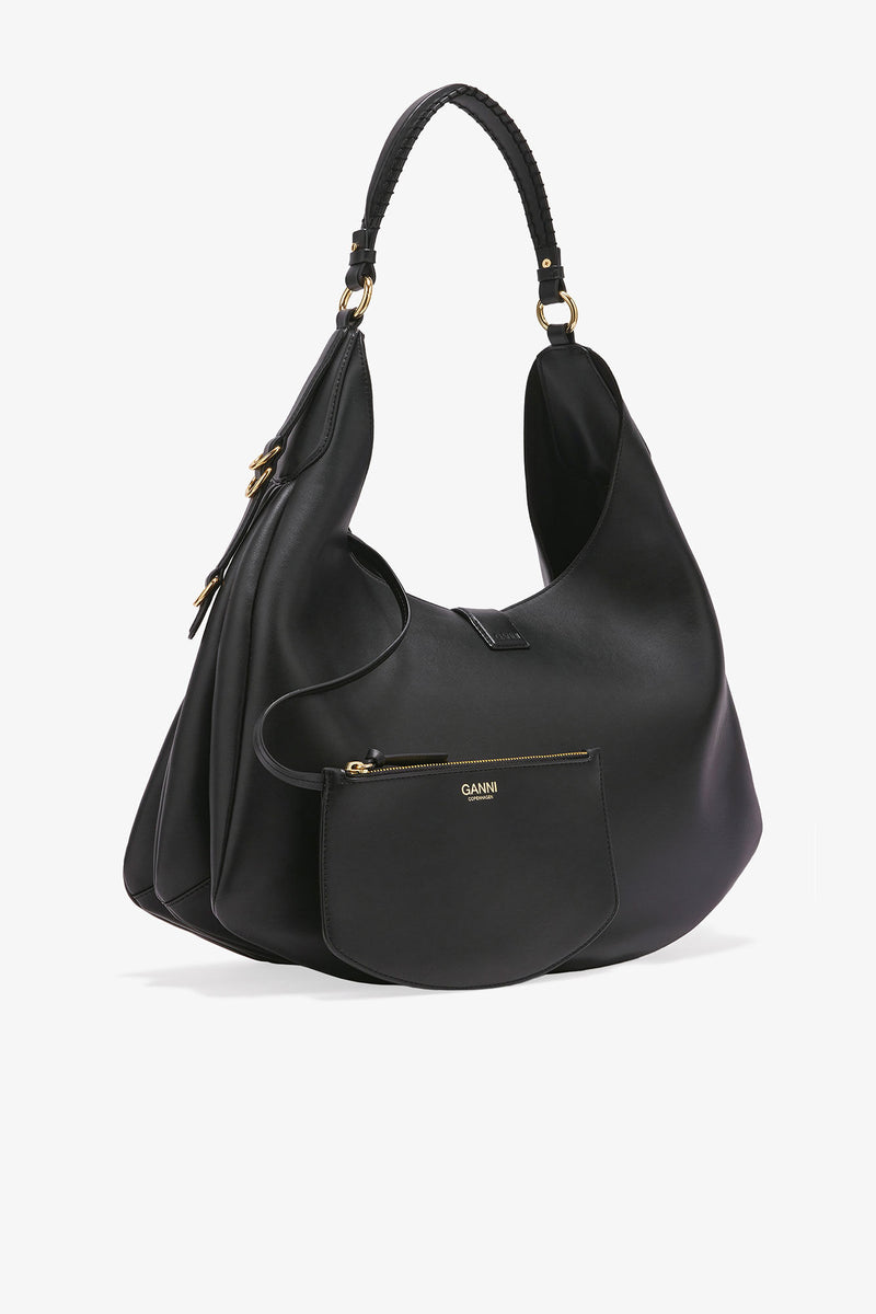 GANNI - Taske - Black - Kat Large Gold - A6994