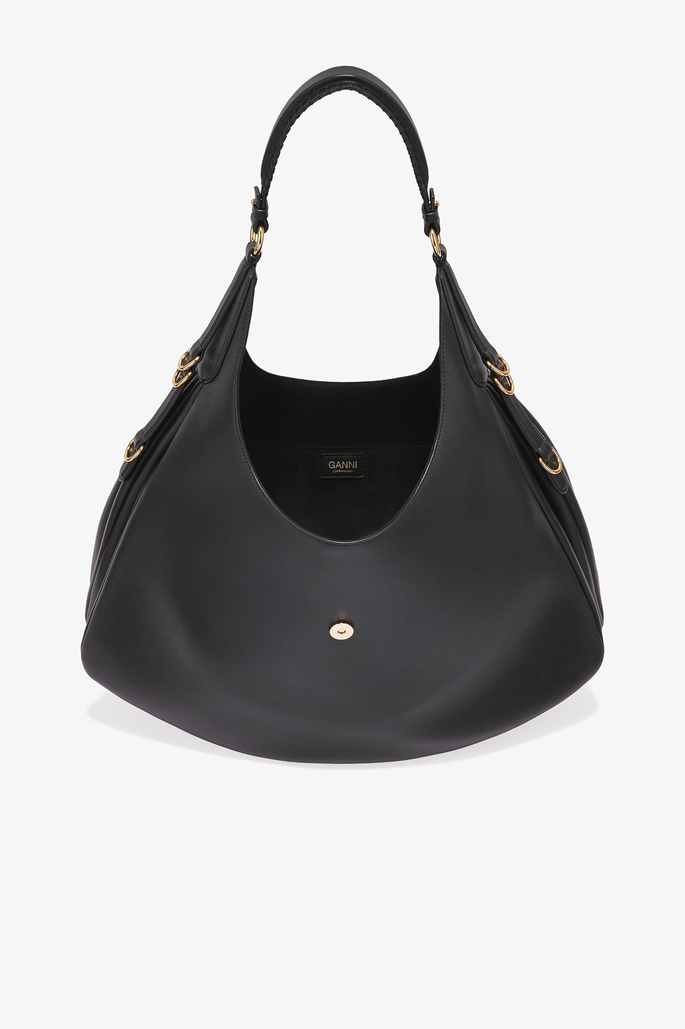 GANNI - Taske - Black - Kat Large Gold - A6994