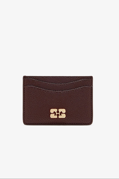 Ganni - Card Holder - Chicory Coffee - Bou A7276