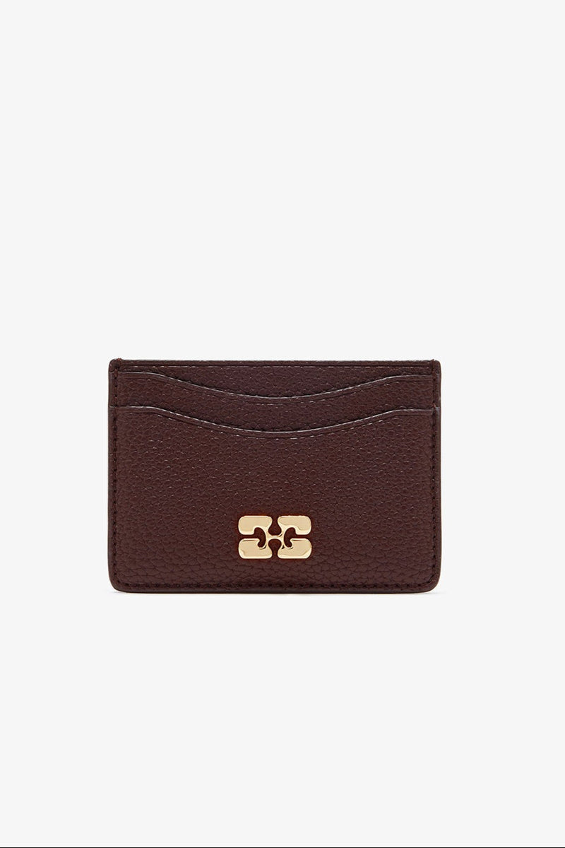 Ganni - Card Holder - Chicory Coffee - Bou A7276