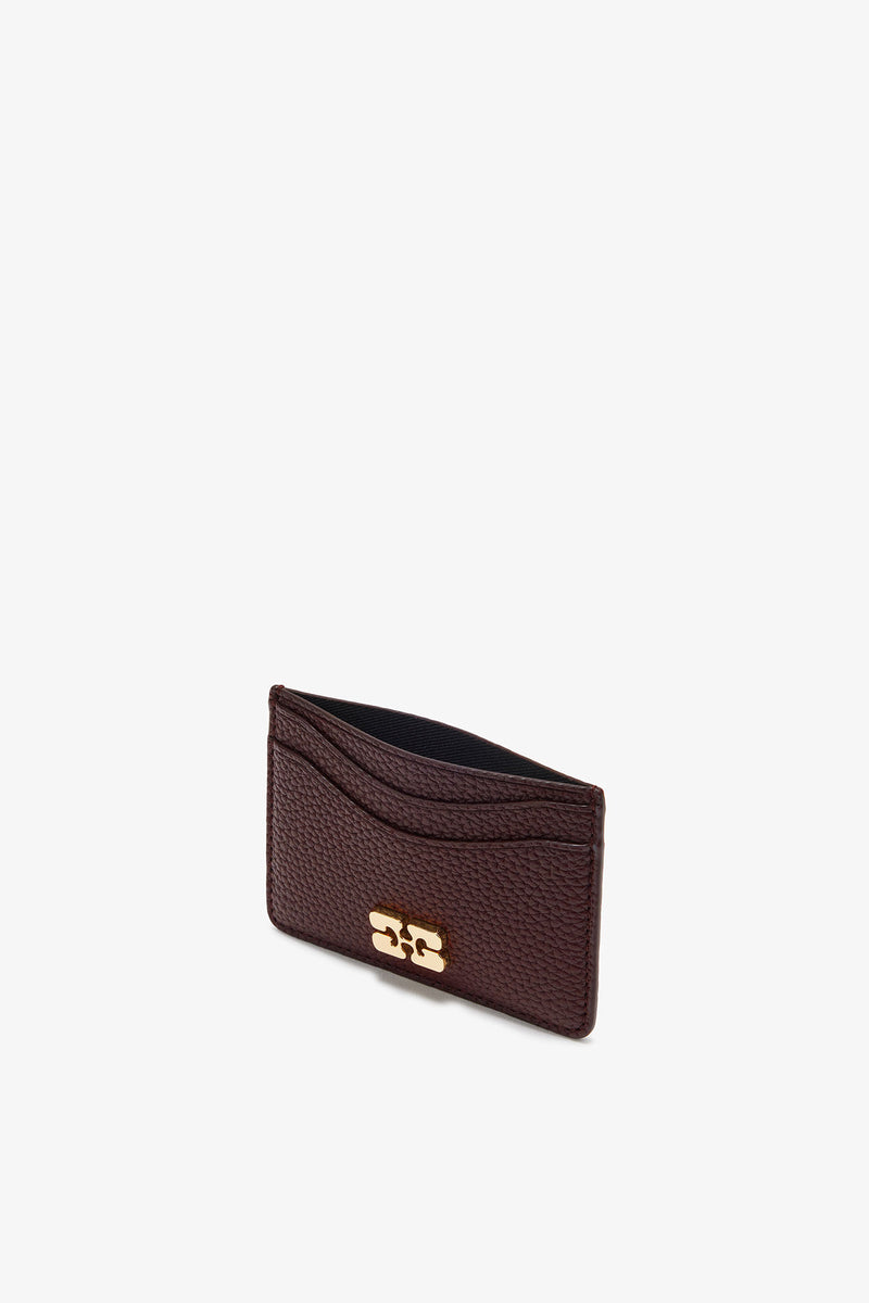 Ganni - Card Holder - Chicory Coffee - Bou A7276