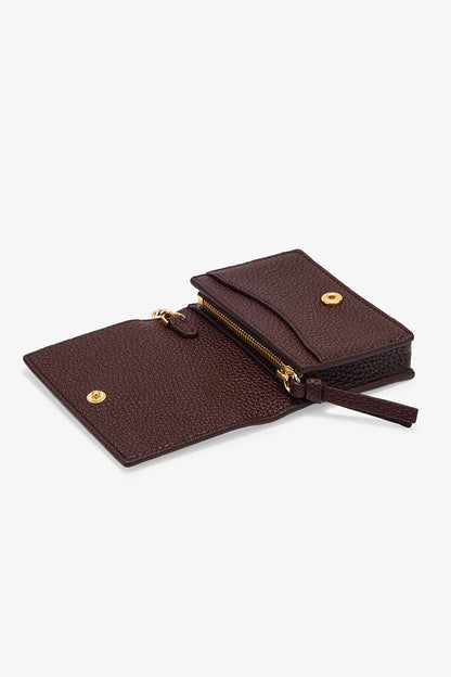 GANNI - Pung - Chicory Coffee - Card Holder With Flap A7279