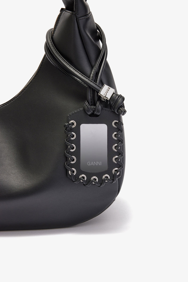 GANNI - Taske - Black - Medium lace Hobo A7295