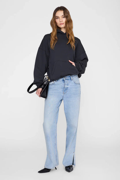 Anine Bing - Sweatshirt - Vintage Black - Harvey Sweatshirt Stencil