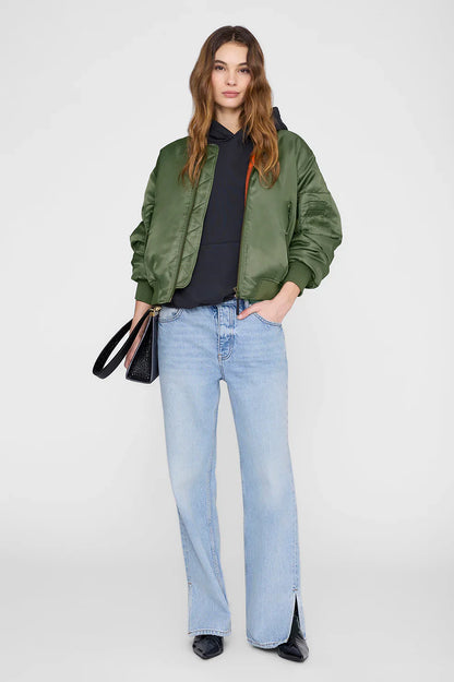 Anine Bing - Sweatshirt - Vintage Black - Harvey Sweatshirt Stencil