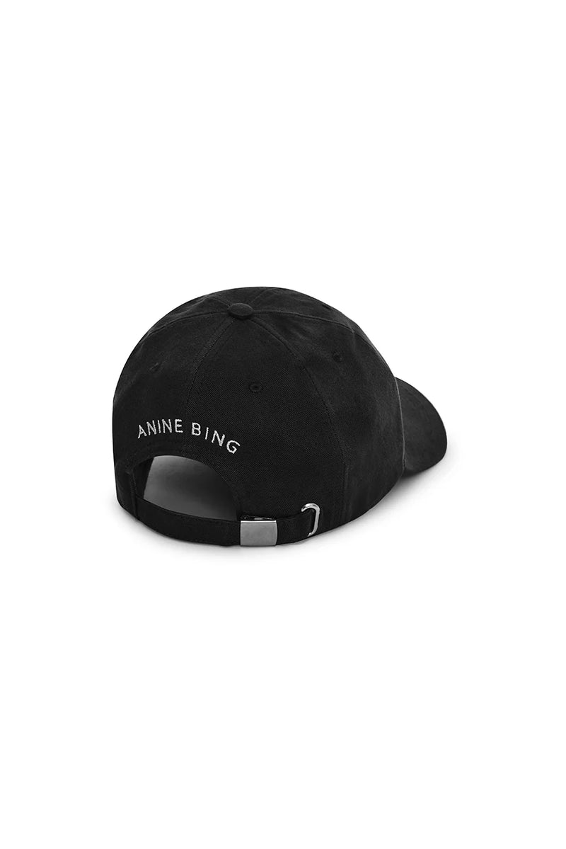 Anine Bing Jeremy Baseball Cap AB Black