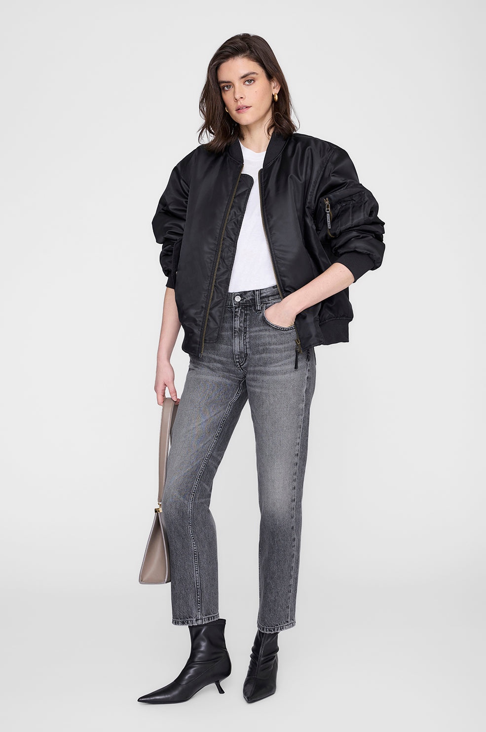Anine Bing - Jeans - Washed Grey - Kate