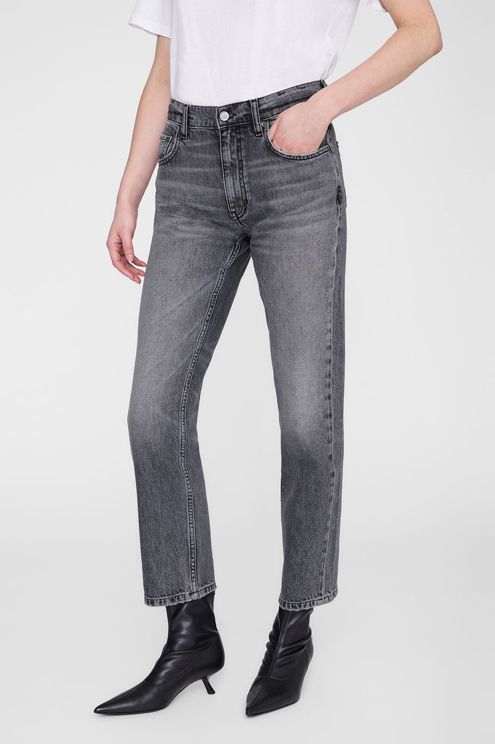 Anine Bing - Jeans - Washed Grey - Kate