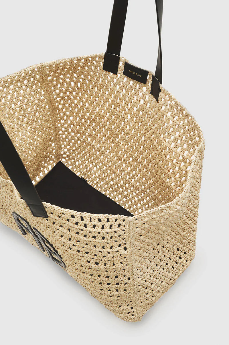 Anine Bing - Strandtaske - Natural - Large Rio Tote