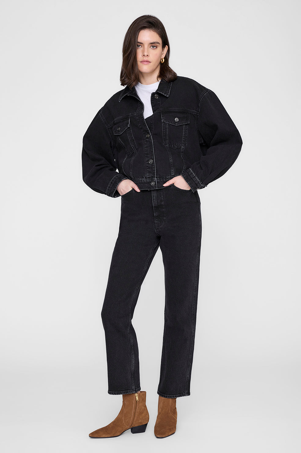 Anine Bing - Jakke - Sort - Quincy