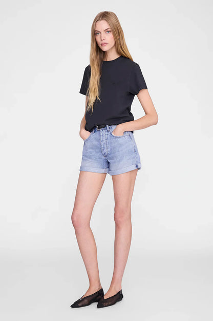 Anine Bing - T-shirt - Black - Shelley Tee A-08-12680