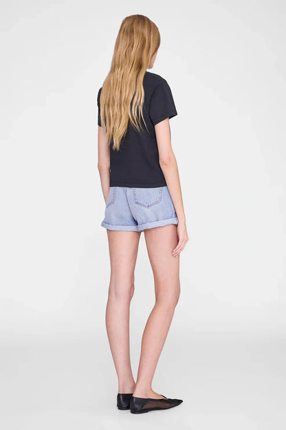Anine Bing - T-shirt - Black - Shelley Tee A-08-12680