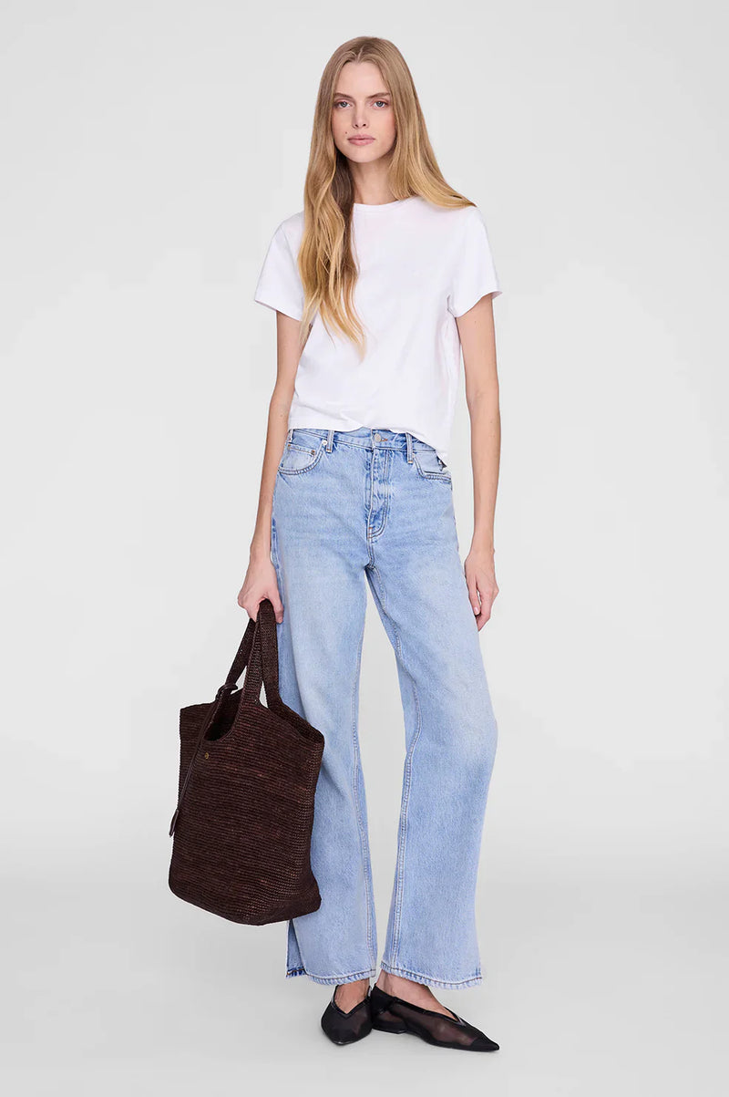 Anine Bing - T-shirt - White - Shelley Tee A-08-12680