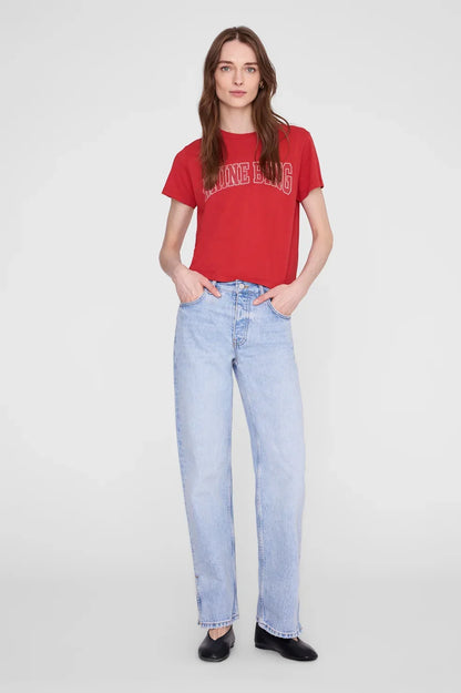 Anine Bing - T-shirt - Tango Red - Shelley Tee