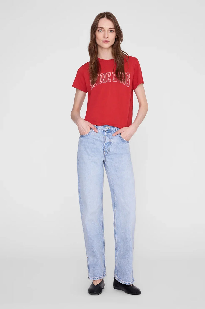 Anine Bing - T-shirt - Tango Red - Shelley Tee