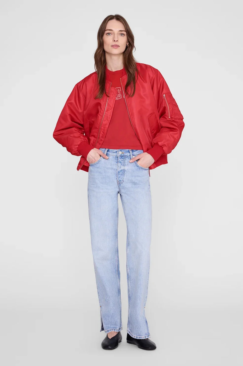 Anine Bing - T-shirt - Tango Red - Shelley Tee