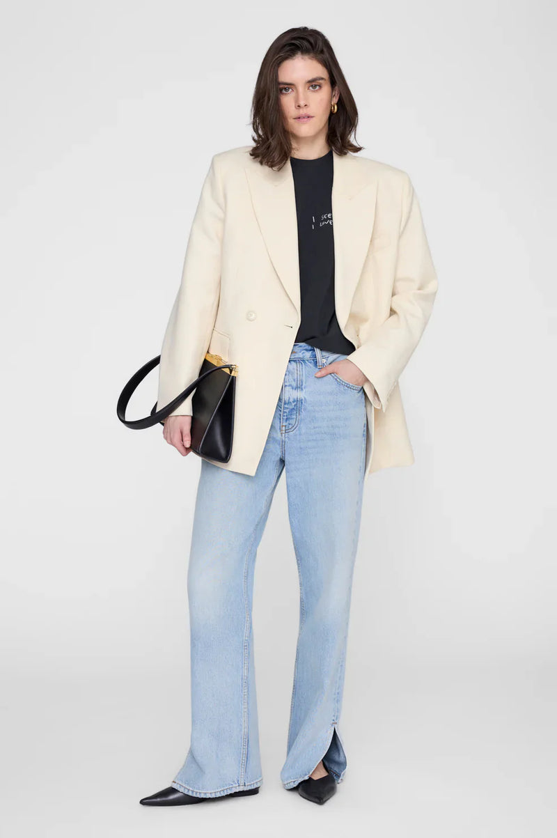 Anine Bing - T-shirt - Black - Shelley Tee