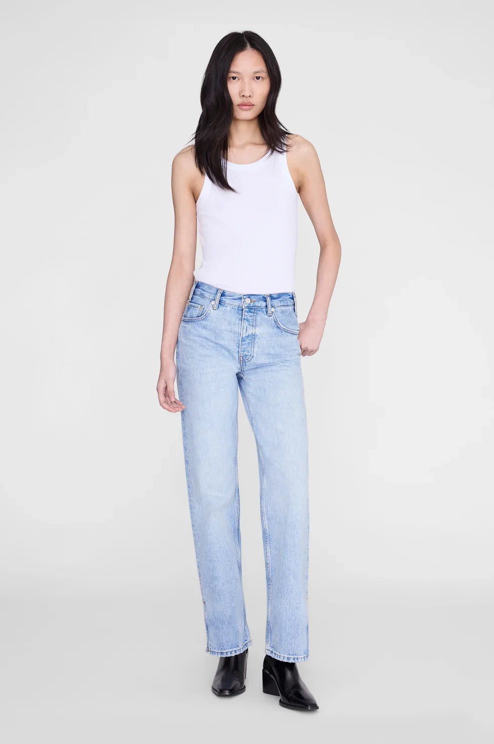 Anine Bing - Top - Hvid - Sixtine Tank Top