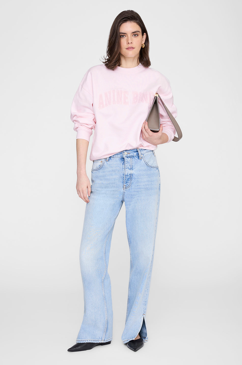 Anine Bing - Sweatshirt - Powder Pink - Spencer