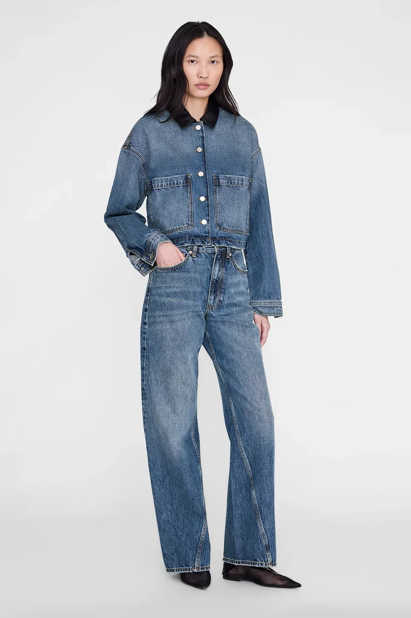 Anine Bing - Denimjakke - Cabana Blue - Yuma