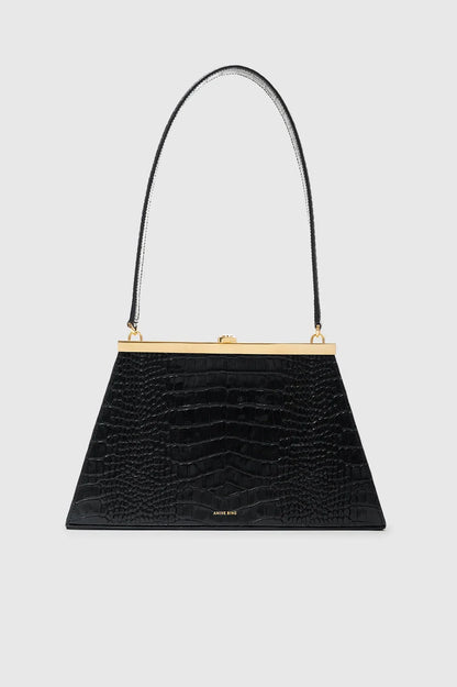 Anine Bing - Taske - Black Embossed - Anine Bag
