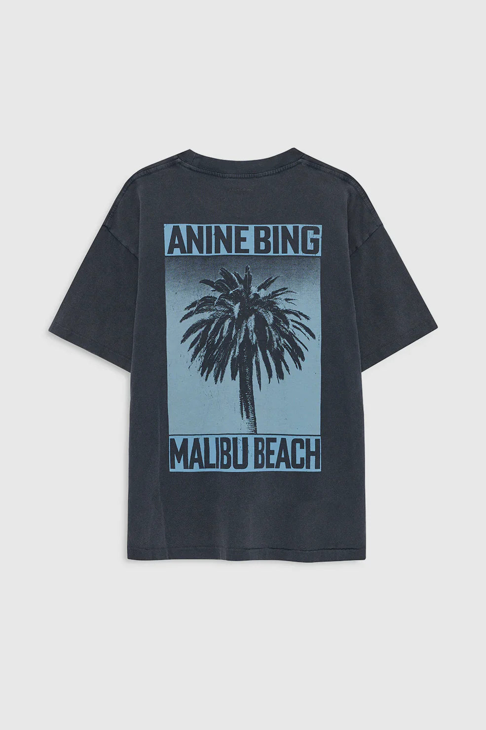 Anine Bing - T-shirt - Washed Black - Cade Tee Palm