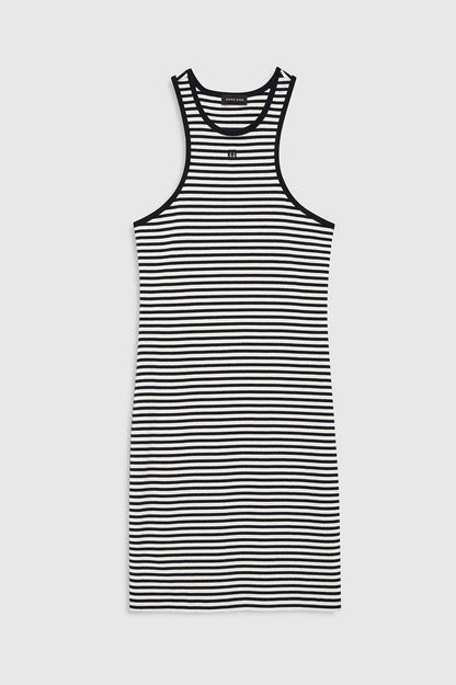 Anine Bing - Kjole - White/black - Cole Dress