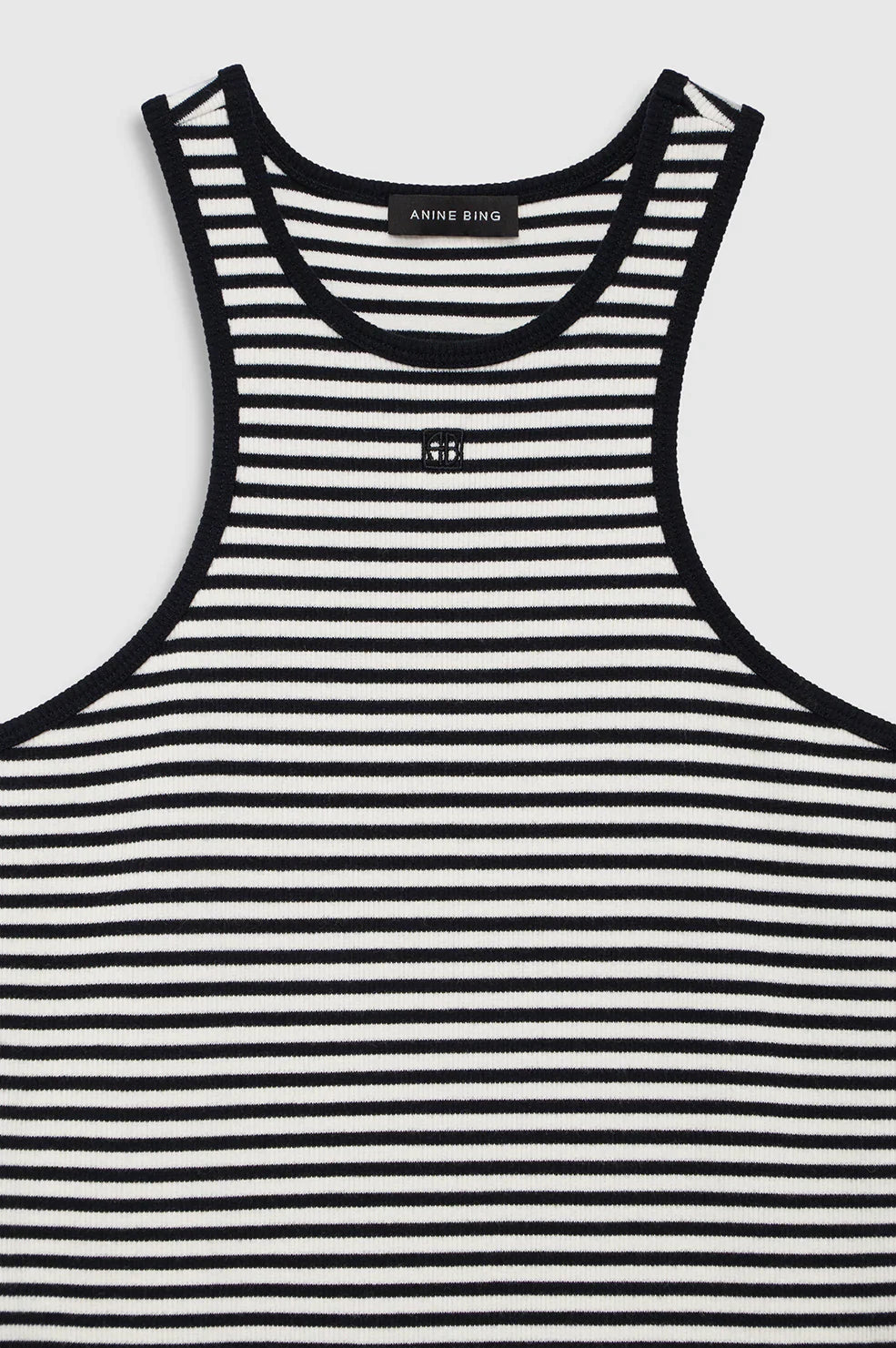 Anine Bing - Kjole - White/black - Cole Dress