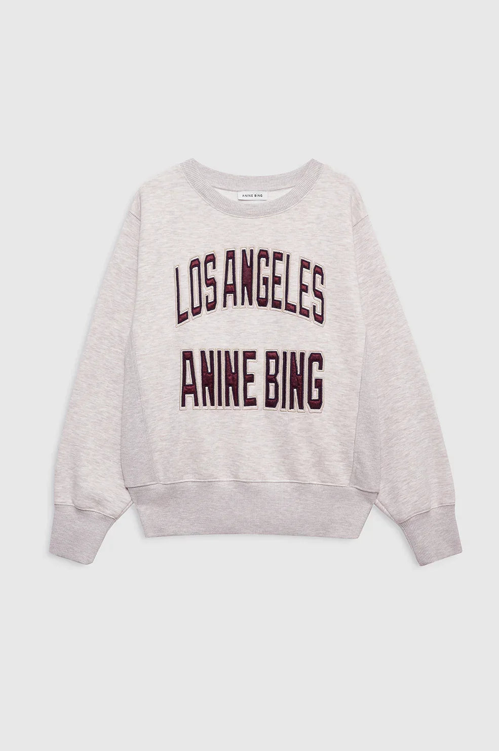Anine Bing - Sweatshirt - Oat Melange - Harry Shrunken
