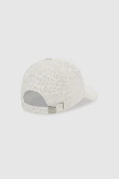 Anine Bing - Cap - White Leopard - Jeremy Baseball