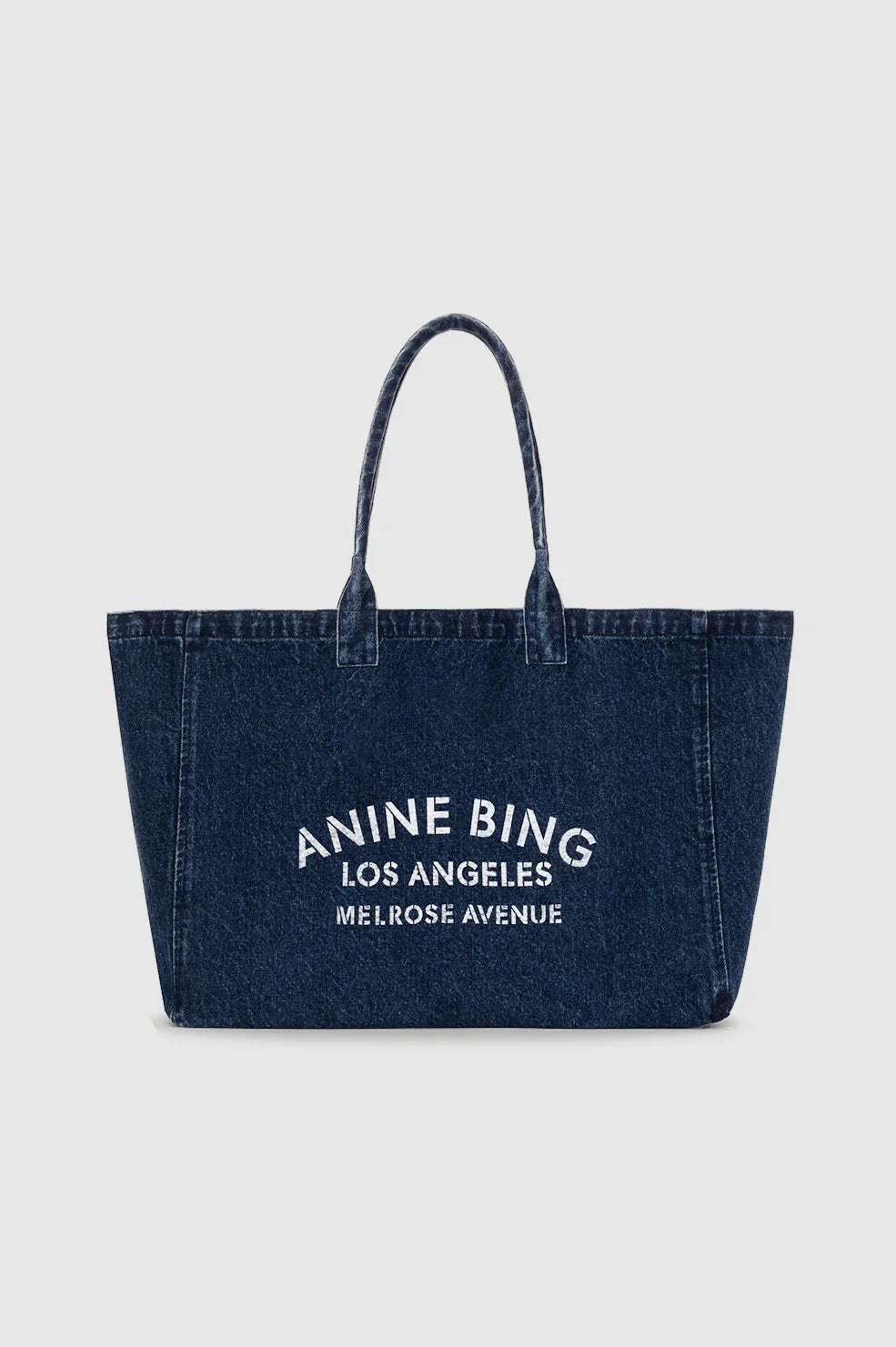 Anine Bing - Tote - Ink Blue - Leo Denim Tote