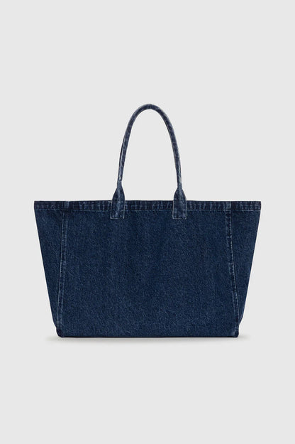 Anine Bing - Tote - Ink Blue - Leo Denim Tote