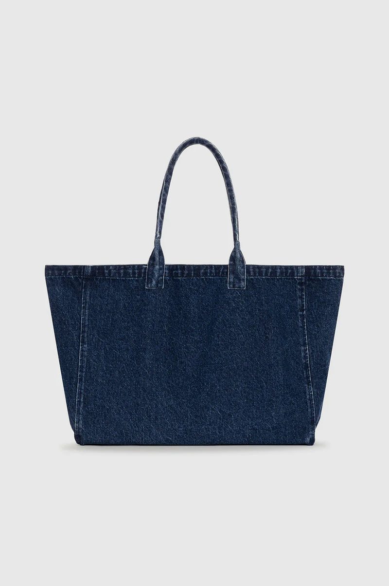 Anine Bing - Tote - Ink Blue - Leo Denim Tote