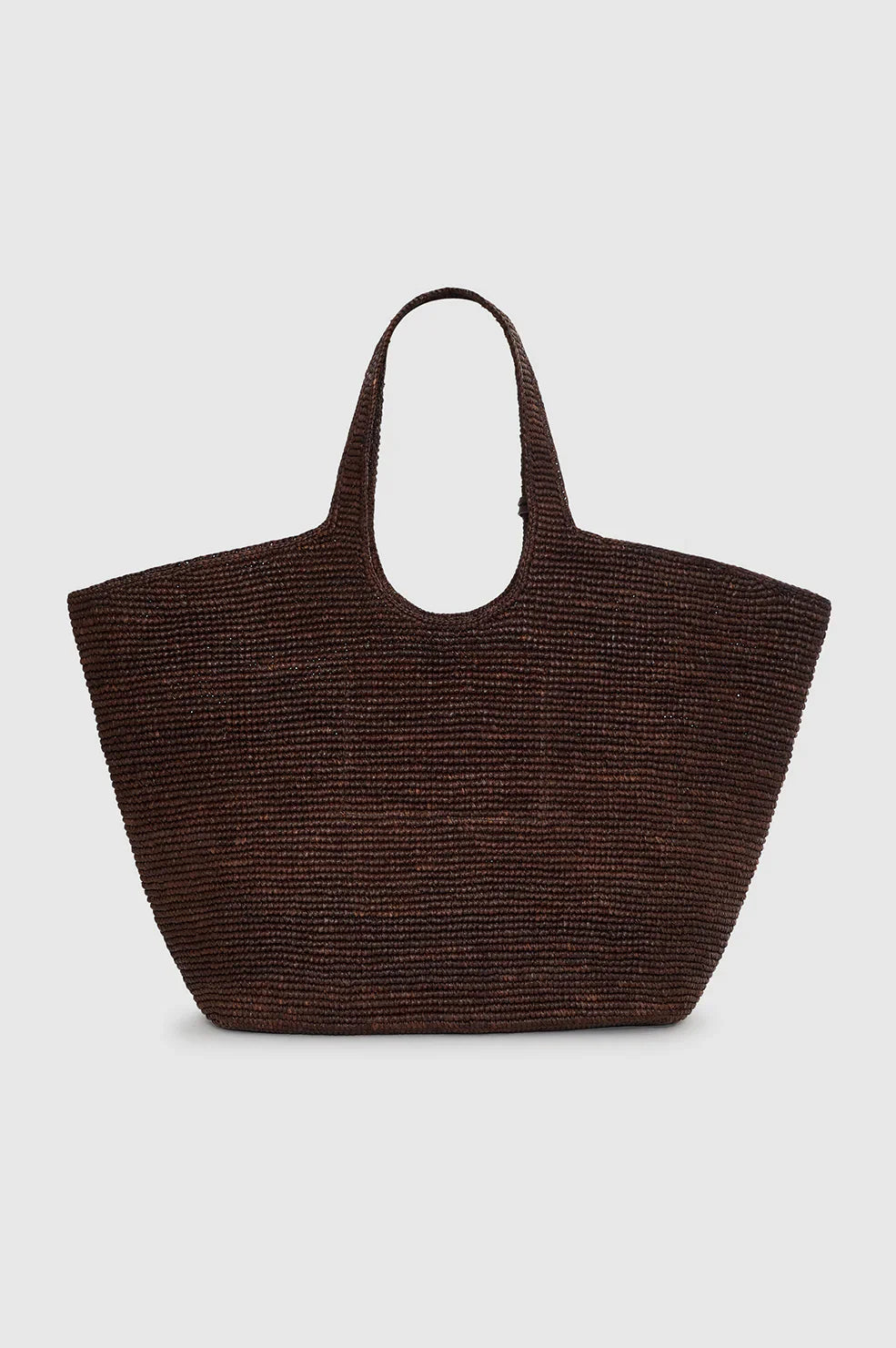 Anine Bing - Tote bag - dark Brown - Lili Tote Raffia