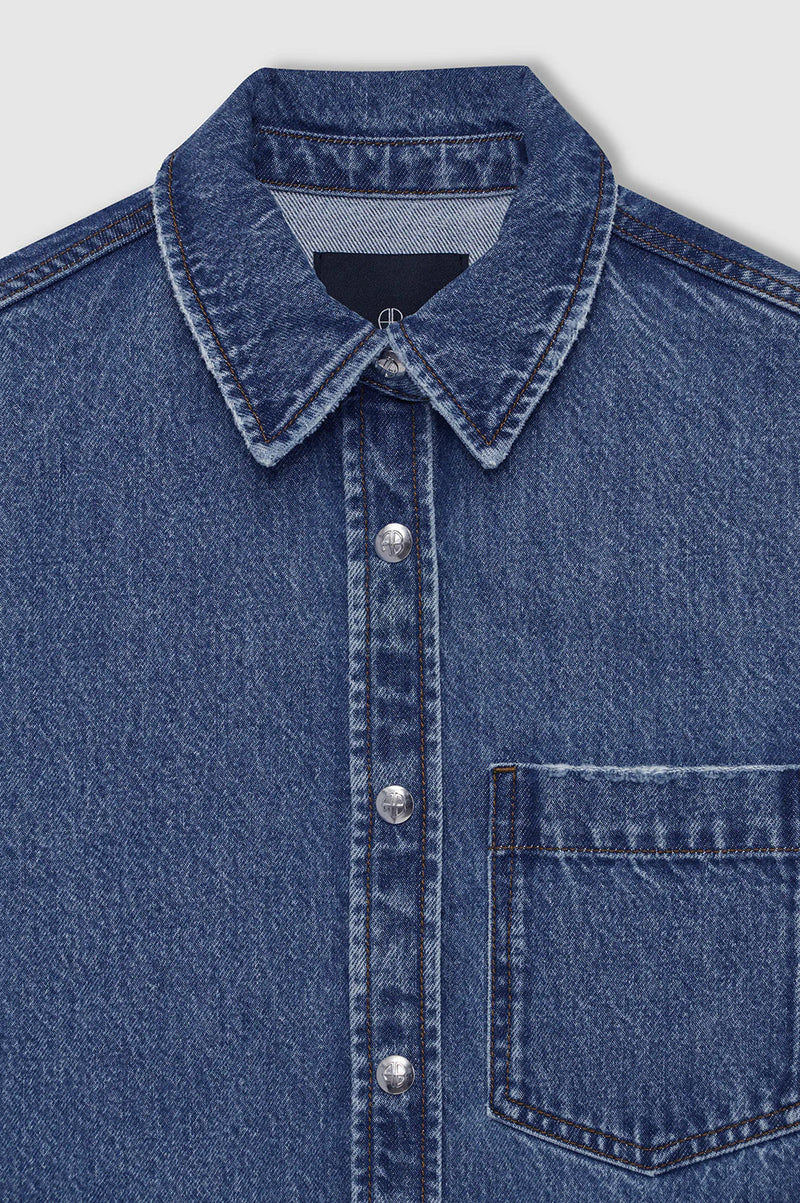 Anine Bing - Denimkjole - Freshwater Blue - Mary Dress Lone Sleeve