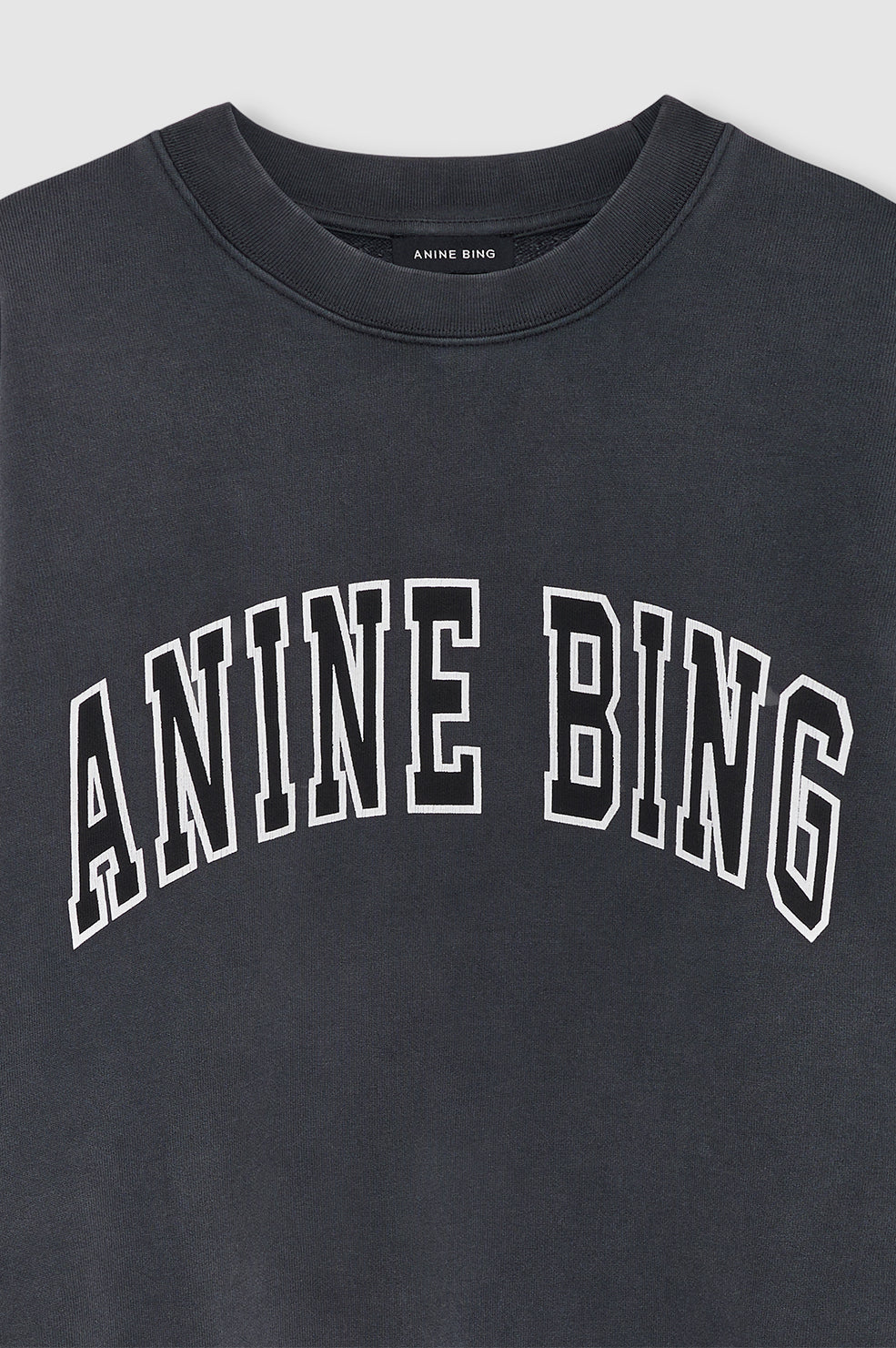 Anine Bing - Sweatshirt - Washed Black - Miles New Classic