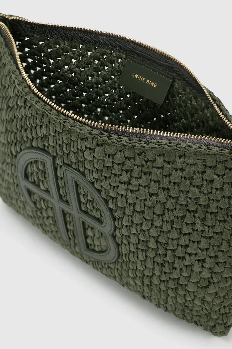 Anine Bing - Taske - Oliven - Rio Pouch