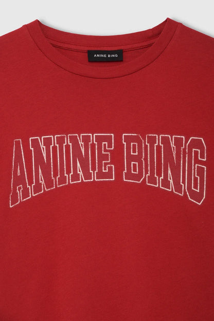 Anine Bing - T-shirt - Tango Red - Shelley Tee