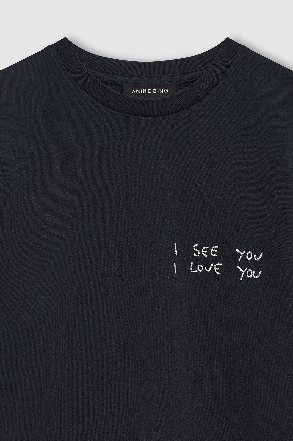 Anine Bing - T-shirt - Black - Shelley Tee