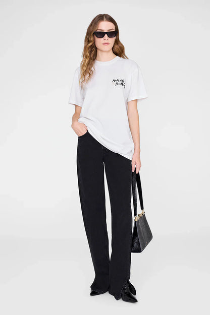 Anine Bing - T-shirt - Hvid - Walker Tee Empowerment