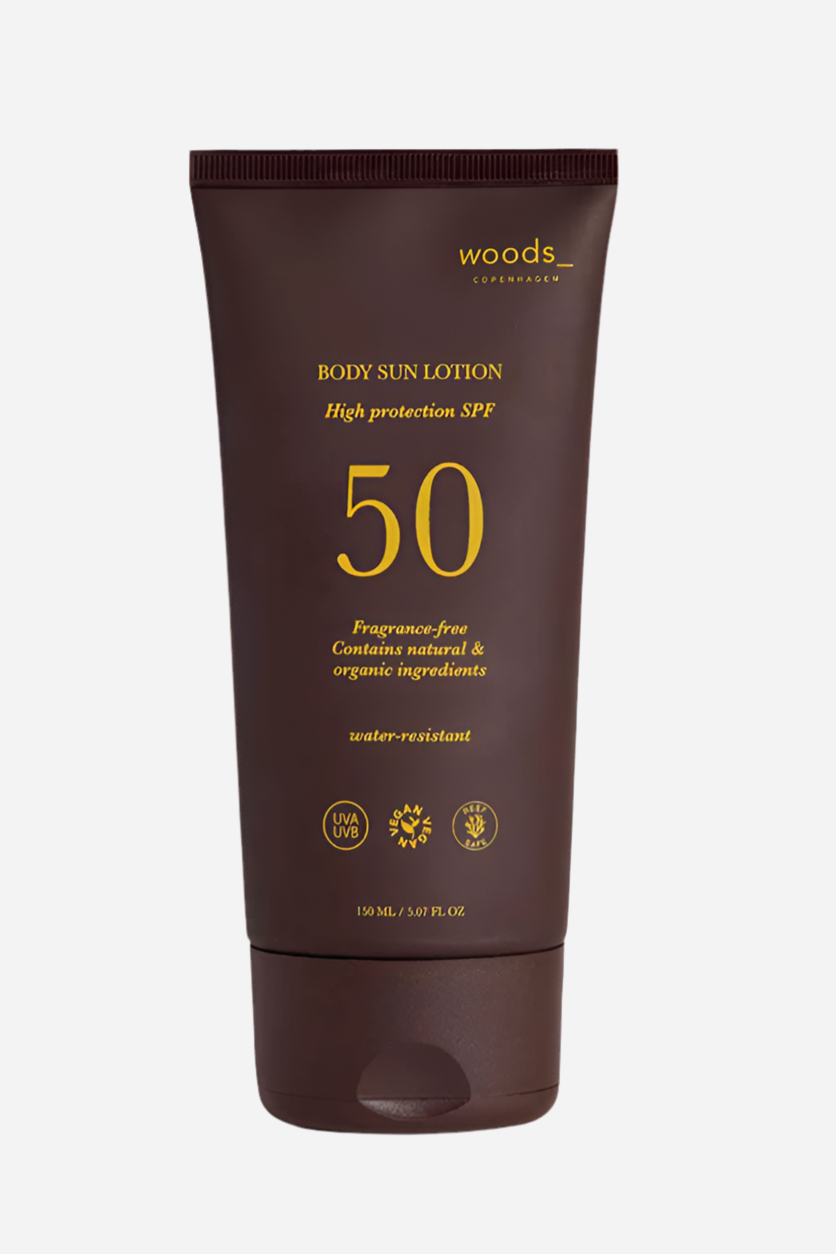 WOODS - Sun Lotion -  Body 50 SPF - Vegan - 150ml - sss