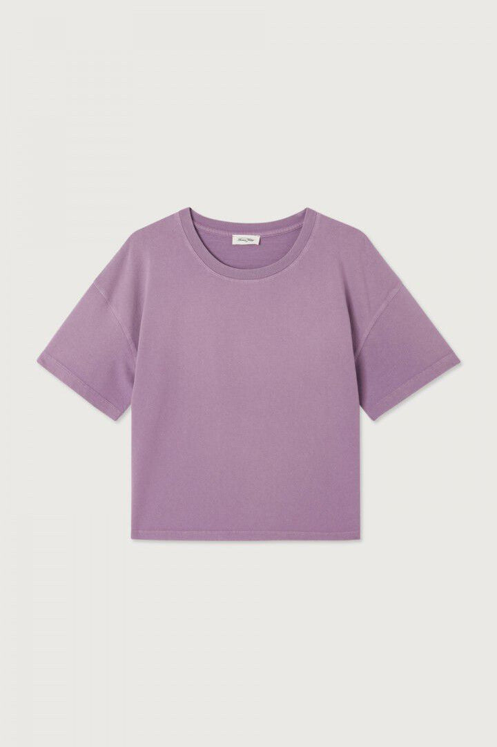 American Vintage Afoma T-shirt i Spray Vintage Viola