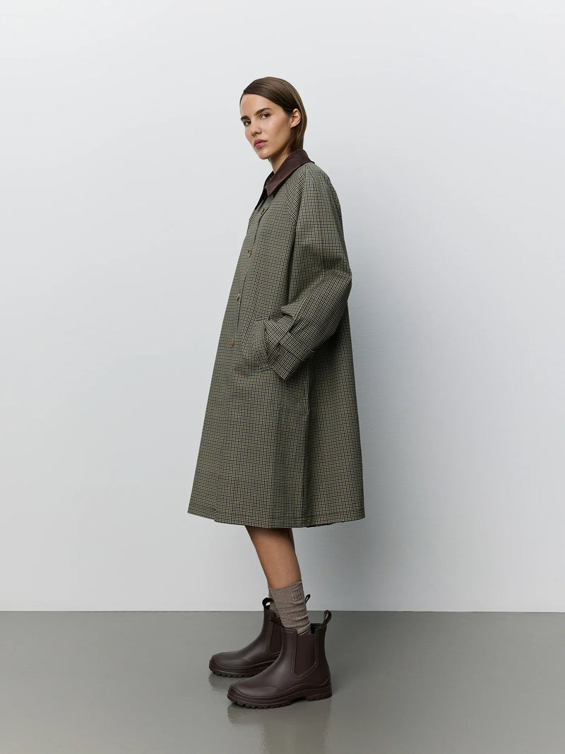 Sofie Schnoor - Frakke - Blue/Brown check - Filliesw, billede 4