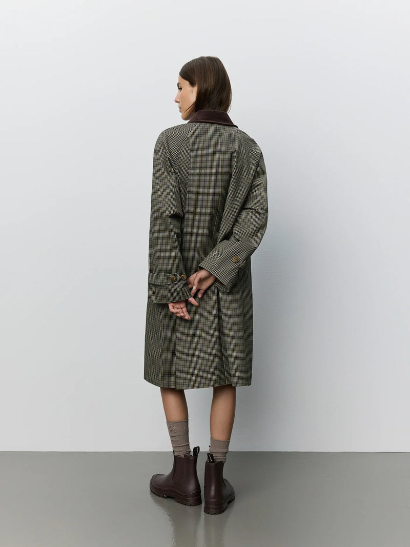 Sofie Schnoor - Frakke - Blue/Brown check - Filliesw, billede 5