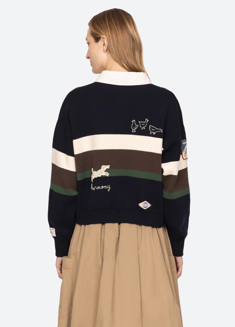 Sea New York - Polo sweatshirt - Multi - Rugby